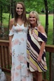 This dress was perfect for my bridal shower! The length was perfect with a small heel. It was a little sheer but otherwise I love it! - Katie L.