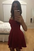 Must buy. Flattering breasts and slimming waist. Shows off sexy legs. - Jennifer G.