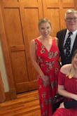 I wore this dress to a wedding and got so many compliments! I must say I think I could have gone with an XS instead of a small. Having ordered from LuLus in the past I am normally a small but this dress fit differently than most. It's incredibly elegant but the big slit on the side gives it a little extra something! - Cooper K.