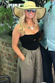 I love this skirt. I had to have it hemmed a couple of inches since I am 5'2". VERY flattering on the waist line! Bonus- it has pockets! - Joey P.