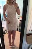 I just received this order and I am absolutely in love with this dress! It is the perfect length and very comfortable. I plan on wearing this to my graduation and to a wedding this summer! - Dayna M.