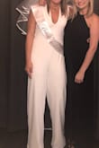 I ordered this for my bachelorette trip to Nashville. Read the reviews and went with an XL just to be safe. Glad I did, it fit perfectly. It's very long so had to wear super tall wedges BC didn't have time to get it hemmed! So glad I ordered this! - Anna R.