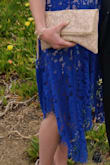 I wore this dress to a beachy semi formal wedding in San Diego. I got so many compliments! The blue color is so rich and gorgeous, and I never had to worry that the nude slip underneath was too short. I'm a pretty thin girl, and don't have much up top to fill out the bust part of a dress. Fortunately, the straps can be shortened and I opted for a push up bra. Without that, the top was definitely too roomy. Still, I loved the whole thing after making it work - Kayla S.