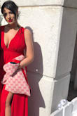 Beautiful dress, amazing quality, material was excellent better than I expected. A little long I had to alter it but no big deal. Overall excellent. - Patile D.