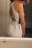 I bought this dress for my graduation and I love it! I got so many compliments. It's backless so I wore nubras. It fits perfectly and looks so cute and gorgeous. - Grace J.