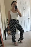 I was unsure how these pants would look an me since I am only 5 ft 1 and have a larger booty for my frame but they are AMAZING. They are super flattering and definitely highlight your curves. They are also really comfy which is a major plus! My only regret is getting a medium, I think my regular size Small would have fit fine as medium is a little loose. - Jamie G.