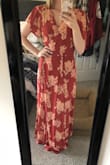 It is a little long and needed to be hemmed but it's beautiful and perfect for summer - Brittany C.