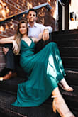 Amazing dress made from great material it's so comfy and so versatile. My bf ordered it for me for a wedding but we used it for a photo shoot as well and pics came out amazing. 10/10 would buy again. - Carrie S.