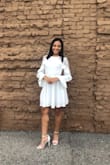Elegant white lace detailing. Loved the sleeves and the cuffs were the perfect size. - Jordyn A.