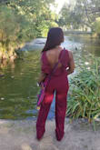 Wore this on my trip to Melbourne, Australia. I love how it held onto my figure. - Munah G.
