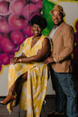 I wore this for our engagement photos and loved it! It was a little tight in my chest - I should have ordered the XL to give my girls some room! I got so many compliments on my dress during our photo shoot at CLE Urban Winery! - Brittany T.