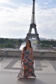 This dress is amazing! You can dress up with high heels and a clutch or dress down with flat sandals and a beach hat. The material is great and it fits perfectly. There is an elastic strap on the back so it doesn't fall down. - Monica P.