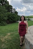 The only thing was that the straps were just a tad loose. Other than that I filled that dress. I loved it! I have never worn a sleeveless dress like that. The material felt so great on me. I can't wait to get another dress from here! - Dara G.