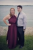 I wore this to a wedding recently and got so many compliments. I'm short so I had to get the dress hemmed because it was long but I have to do this with most dresses. The tie around the neck and waist are adjustable making it easy to fit comfortably. The dress was super flattering! I didn't have problems with the top being see through. - Katherine M.