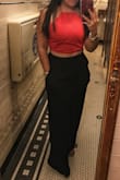This top is absolutely perfect!! I love it, it fit perfectly, I didn't have to wear bra. I most definitely will be getting the other colors. - Marielena B.