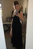 I love this dress! I feel like Margaery Tyrell in it! Although I used the size guide and picked the best one off that, the waist is a little too big for me, and a size down would have been better I think. As I live in Australia it was too expensive to return, but thankfully it fits well enough everywhere else to get away with a loose waist. It's a nice heavy material, with three layers, making it really good quality and durable. Haven't worn it out yet, but I will wear a clear-back, deep-plunge bra (as in my pictures). Overall, I love it, and am super happy with my purchase! I will use this site again, maybe for my bridesmaids' dresses! - Lucy W.