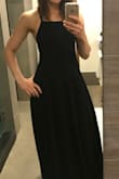 Fit perfectly. If my bust were bigger, would have been a little more revealing than I'm OK with, but it really was gorgeous! - Ashley M.