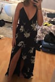I wore this dress to a wedding and I loved it! Super lightweight, but nice material. Easily dressed down with sandals and up with heels. - Adriana O.