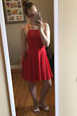 I received my dress well within the expected shipping dates, it looks exactly like it did online in very pleased! Very helpful when given the models height and size they are wearing:) Will definitely recommend this website! - Larissa T.