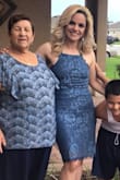 This dress fit perfect!! Not too short and not long. It gives an elegant and at the same time a sexy look too. - Lester W.
