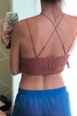 I loveeee the fit of this, the look, and it's so comfy! I will say I'm usually a small on lulus and most other brands in tops and bras. The only one available was XS though and I read a review saying it runs large- yea it does. THAT MEANS the extra small fits me perfectly!:) Nice warm color too! - Ashley B.