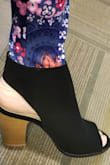 Comfortable.  Well made.  Light weight.  Small peep toe opening.  I will LIVE in these this summer, and I intend to order one in each color! - Gina M.