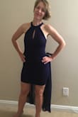 It's a nice dress, was too long, so had to go to taller. Fits - Svetlana C.
