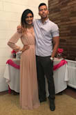 The dress was absolutely gorgeous!!!! I got many compliments and it looked fantastic on me. The only downfall was the chest area, I do have a small chest, so it was a bit loose and I had to quickly pin it, but you can always get it hemmed. - Valeria V.