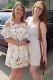 I got this dress for my college graduation and was absolutely in love with it. It was the perfect length and hugged my figure without being so skin tight that it felt uncomfortable around my family. My only complaint is that the bow was a little floppy, but that would have been an easy fix with a quick safety pin. - Erin W.