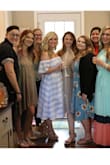 This dress is so cute and so comfy! It fits true to size and doesn't cut into your chest or shoulders. It's a thinner Cotton and lined perfectly. It will be perfect for my bridal shower next weekend! It is tea length on me and looks perfect with nude wedges! I'm so excited about this purchase! - Lindsey C.