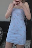 I really wanted to like this dress but to me it's just too short. In general really cute dress. I'm 5'7" and I think it would work better for the shorter girl. - Aneta C.