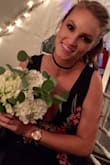 I wore this gorgeous dress to a wedding and received SO many compliments. The material is comfortable and stretchy, the deep V neckline is flattering, and the roses give it that pop of color so as not to be just another LBD. Plus - I caught the bouquet in it! Thanks Lulus :) - Jessie C.