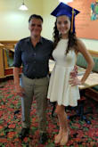 Beautiful and so comfortable, this dress was perfect for graduation photos, as well as the long, graduation day itself. Still looked great after hours of wear. Would definitely get it in other colors. - Deborah T.