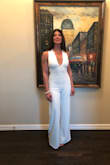 This little number is too cute! If you are NOT truly a small go to the medium. It's not forgiving. The material is nice and it wears well. I'm wearing it on Saturday. If the website allows me to update my review with a photo I will. - April S.