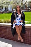 This dress is a show stopper! I wore it for my college graduation and was so glad it was the dress I chose! It was so comfortable and beautiful! - Rachel D.