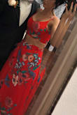 This dress is amazing! The fit is perfect, I did have the bottom hemmed because I'm so short and didn't want to wear heels. With heels it would have been the perfect length. The top feels so secure with a sticky bra or without a bra and I loved that it could be adjusted. I received so many compliments on this dress, can't wait to wear it again! - Lacy C.