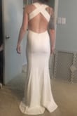 I ordered this online because it fit the style I was looking for for my wedding dress and I loathe the idea of wedding dress shopping. It's incredible and perfect in every way. - Allyson W.