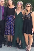 I wore this to a friend's wedding and it was perfect. Fit great and very flattering. With heels I didn't need it hemmed at all. Everyone loved it and the color is gorgeous! - Alyssa H.