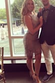 Not exactly sure what my waist and hip size are but this dress fit me perfectly, I ordered a medium! I wore it to my cousins wedding and got so many compliments, even the wait staff stopped to ask me where I got it. Perfect mix of classy and sexy and so comfortable!! - Ashley S.