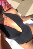 I am someone who never enjoys wearing a bathing suit due to my own insecurities. But, this one has changed everything for me. I absolutely love it and felt so confident wearing it.  It is very flattering and was snug enough in the belly area to flatten it out for me. (I have s stubborn pooch I am trying to get rid of). - Jillian R.