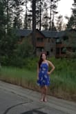 This the first backless dress that fits me in all the right ways! The fabric is flowy and great quality. Even not wearing a bra is fine as (only pasties) as the ties give enough support! I bought the same one in black immediately :) - Jaimie H.