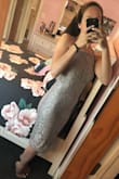 I was expecting the dress to be a little shorter, but other than that I think it fits perfectly, is very high quality and very comfortable. - Amanda D.