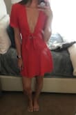 This dress is absolutely adorable. It's fun and flirty and fits so well! I was torn between an xs and sm, but I'm glad I went with the xs because I have a smaller chest. It fits perfectly everywhere else. Not too short and fits great around my waist. Definitely can be dressed down for a more casual look with sandals, but I'm excited to throw some wedges on and dress it up a bit. The material does wrinkle easily so it needs to be ironed, but other than that I love it. - Samantha G.