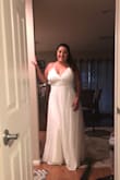 I'm so happy with this dress! I'm not a small girl, and I was unsure how this dress would fit me but I couldn't be more happy with the fit. I love the adjustable straps and I can rock it without a bra! It's a smidge long but with some heels it's perfect. I can't wait to wear it to my bridal shower in a few weeks! - Danika M.