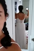 I've tried on many Lulus dresses and I've really been happy with the quality. I was considering this for my beach wedding dress, and may still!  It fit perfectly but I'm hoping to lose enough weight to order a medium instead. The picture doesn't do it justice! - Rachele A.