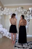 this dress fit beautifully. super happy with my purchase. i could've gone with a S, but i'm glad i didn't because the length was perfect. - Pau R.