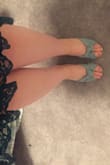 Shoes fit pretty true to size, heel is not too high, so they're comfy! Love the color! - Anna M.