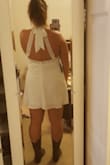 I am going to wear this dress for my bridal shower! It is super cute and will look great with my cowgirl boots!! - Andrea F.