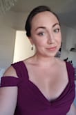 The dress was great quality and fit quite nice. I didn't want to wear a bra, which can be a challenge with bigger boobs that aren't fake, but this dress is perfect for that! I got a Large and it was a bit on the longer side, but I am only 5'4" so I threw on some heels and problem solved. I am also a bit boxy, so this dress hit in the perfect spot to give me some sort of a waist. The only drawback was the fabric draped on my arm, wasn't really a fan of how it looked once I got it, but other than that, great dress - Amanda D.