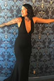 I seriously felt like a movie star in this dress. The material was thick, which I feel like made it a little more forgiving, and the length was perfect with heels. I was a bit nervous about how low cut it is, but everything stayed in place and I got so many compliments. I also paired it with Lulus Modern Minimalist Gold Layered Collar Necklace. It was a perfect match! - Delia W.
